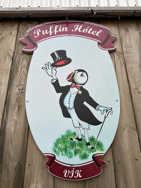 051823 Vik Puffin Hotel sign-1