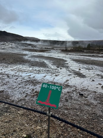 Geysir. It's some hot water!