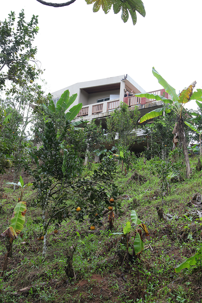 Susan on the porch of Casa Flor