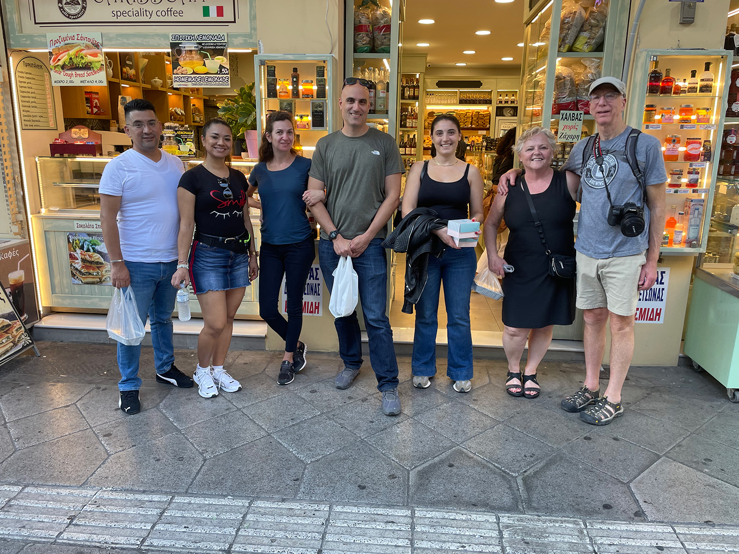 Athens food tour group