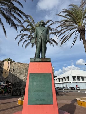 statue of Dr. Efrain Jonckheer