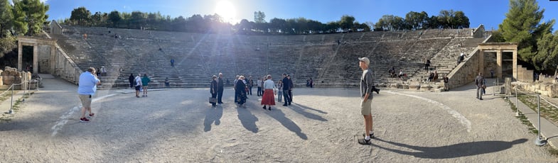 Napflio Epidaurus pano