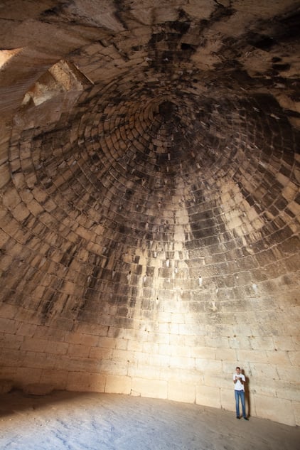 Napflio Mycenae Treasury dome