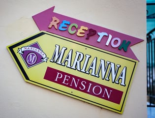 Napflio Pension Marianna sign-2