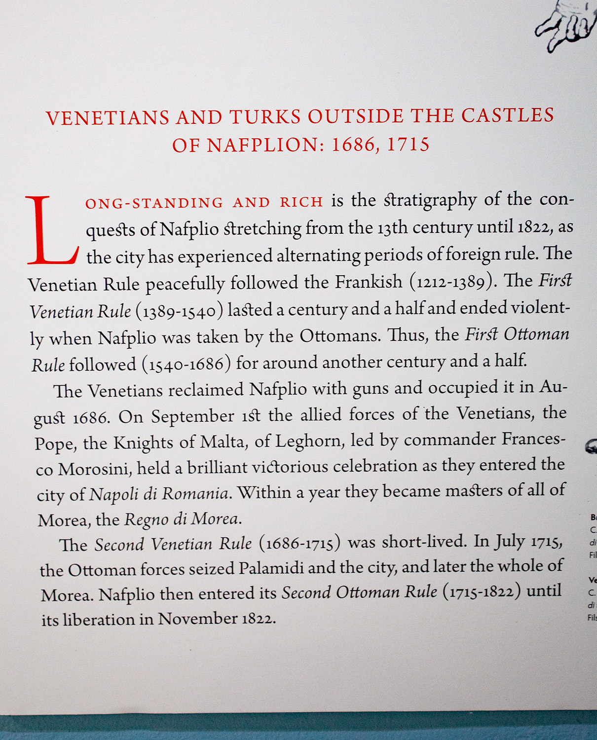 Napflio history description