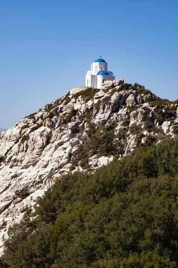 Naxos Mt Zeus going down church 1