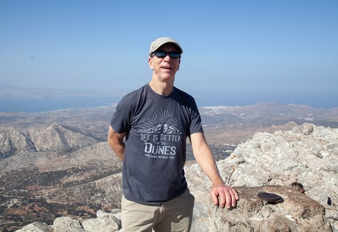 Naxos Mt Zeus on top JT