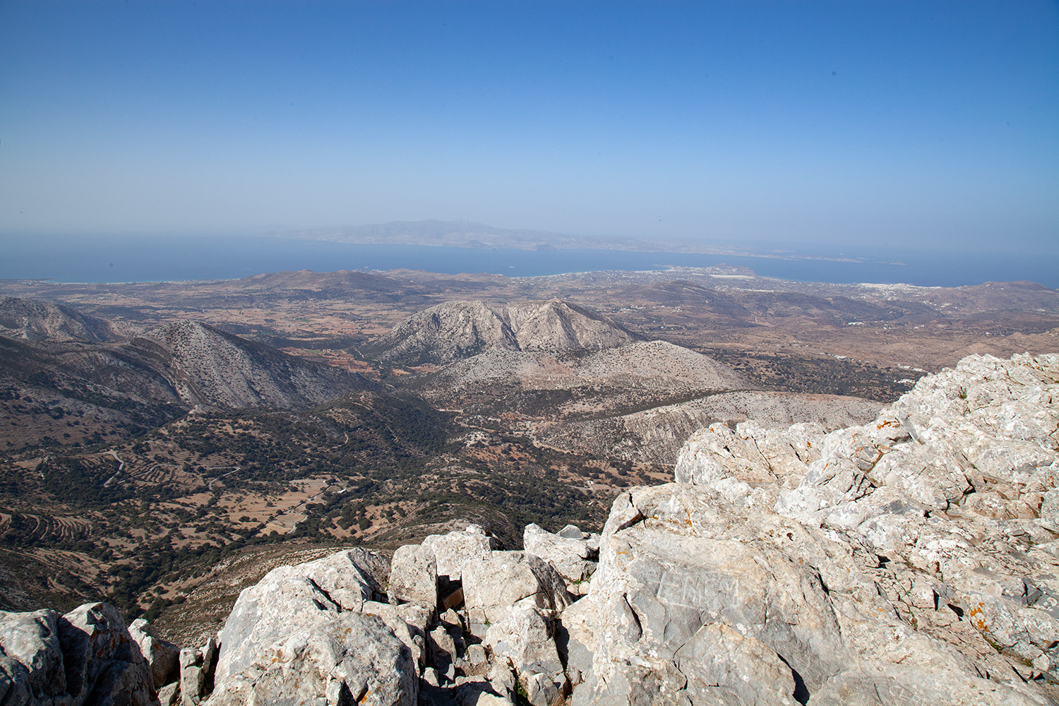 Naxos Mt Zeus on top view 2