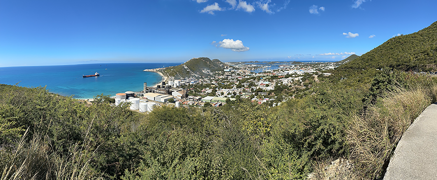 Simpson Bay panorama