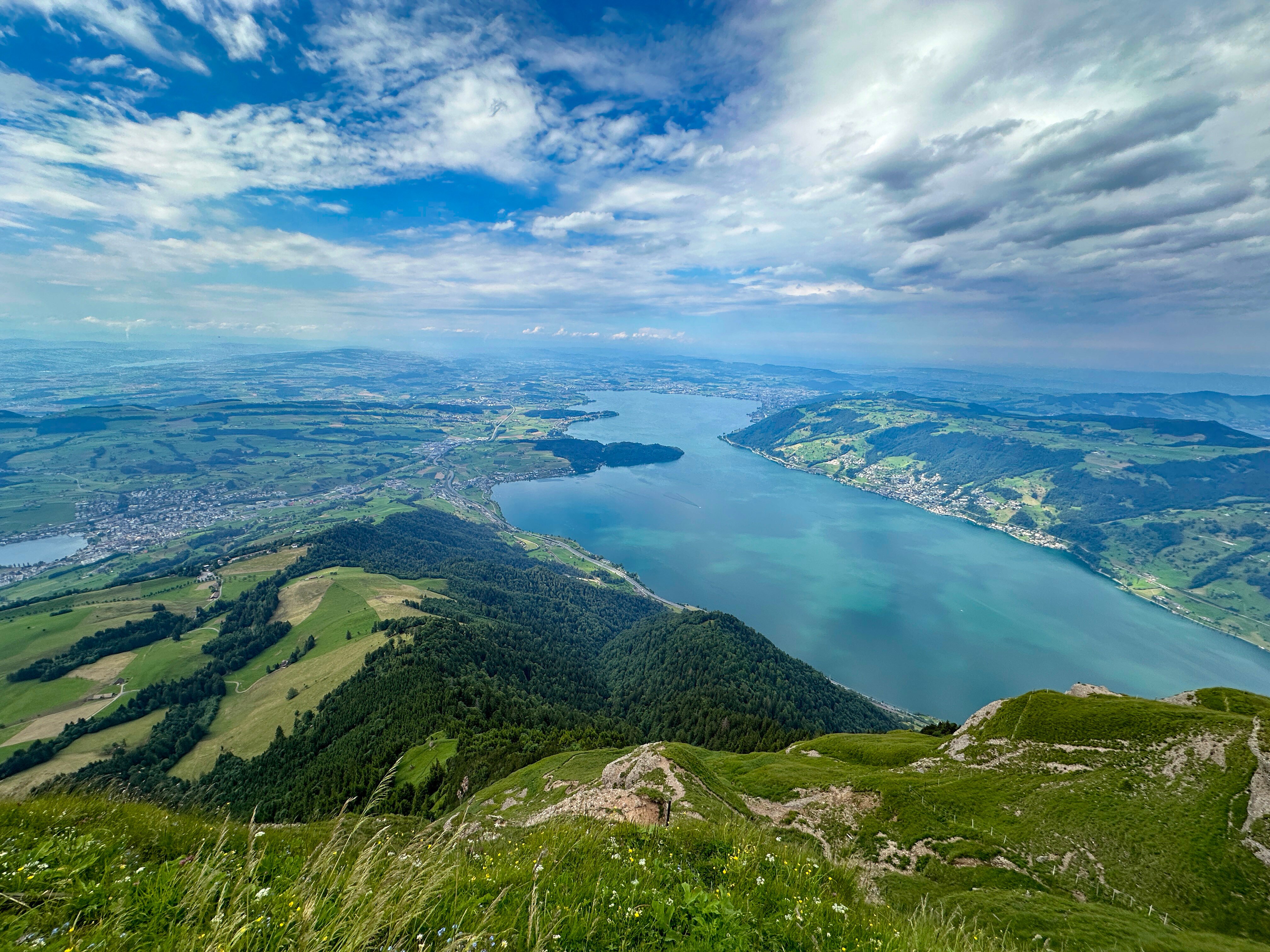 View of Lake Lucerne from Mt. Rigi